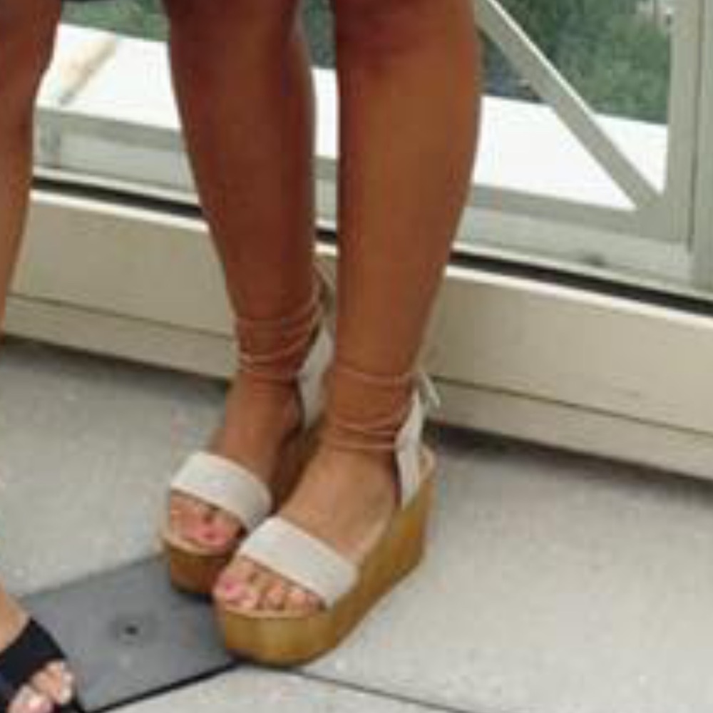 Steve Madden Flatform Wedges WORN ONCE size 10
